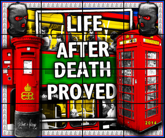 Gilbert & George, LIFE AFTER DEATH PROVED, 2014