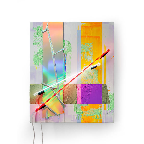 Anselm Reyle, Untitled, 2022. © Buysse Gallery. All rights reserved. Photo by Matthias Kolb.