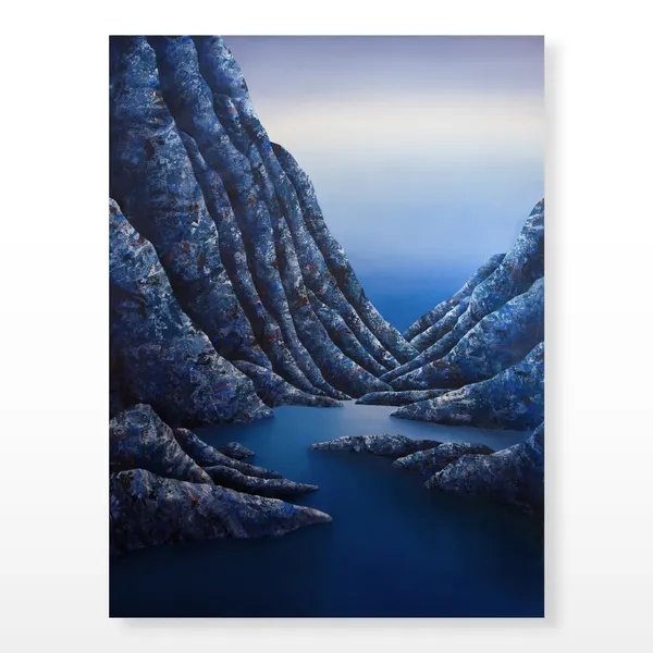 Silvia Giordani (b. 1992) After Dark, 2026 Acrylic and oil on canvas 120 × 160 × 3 cm 47 1/4 × 63 × 1 1/8 in Image courtesy of Buysse Gallery. © Silvia Giordani. All rights reserved.