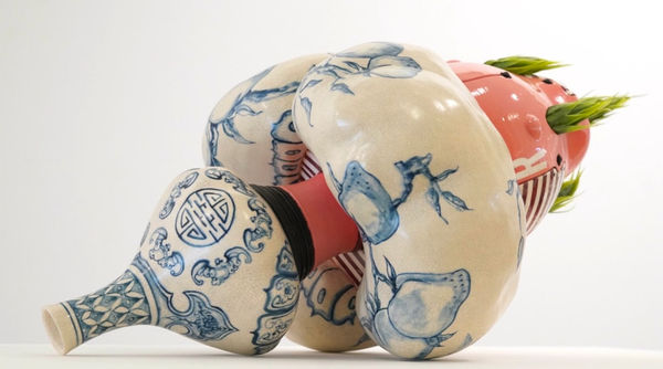 Manga Ormolu 4.0r, 2013 Not Signed Ceramic and mixed media