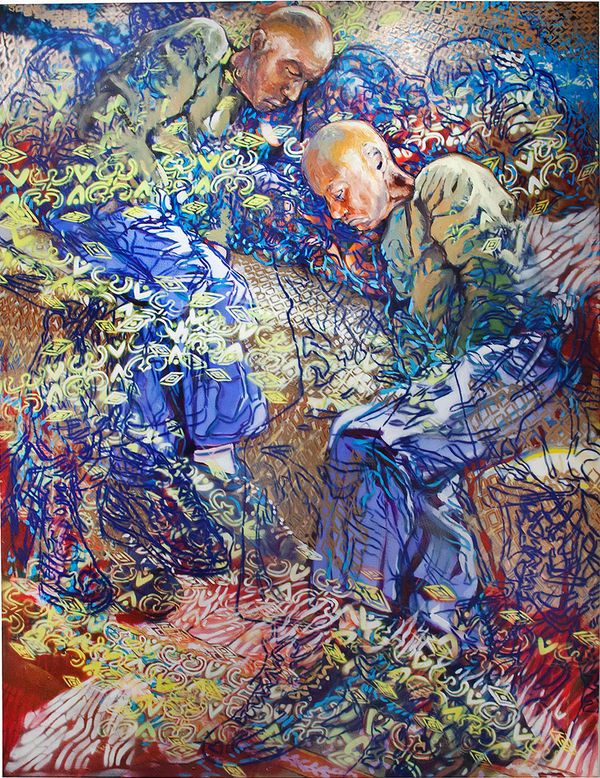 Bob Dilworth, Blue, 2017