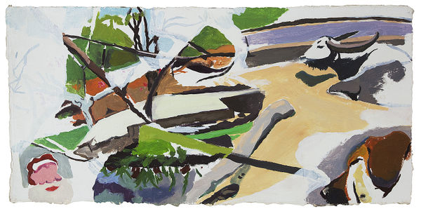 Dan Talbot, Santa and Water Buffalo, 2013