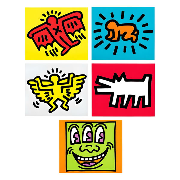 Keith Haring, Icons Portfolio, 1990