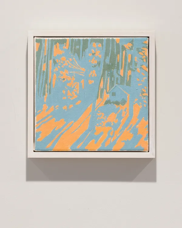 Charlotte Brisland - Slipped Shadows in Vermilion, 2025