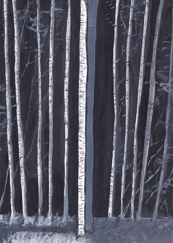Christopher Gee, Birch Trees, 2019