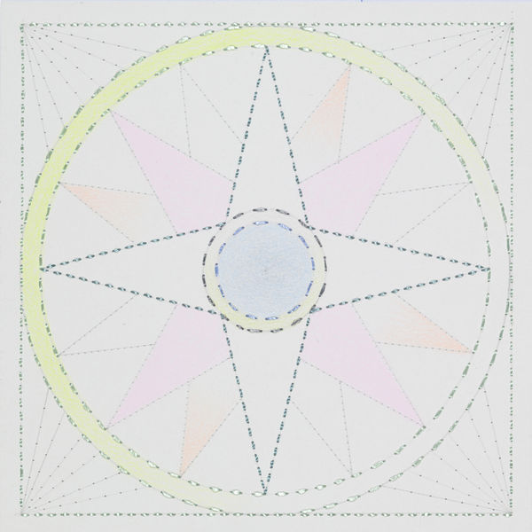 Cecilia Charlton, Quilted Composition [grey // compass] , 2019