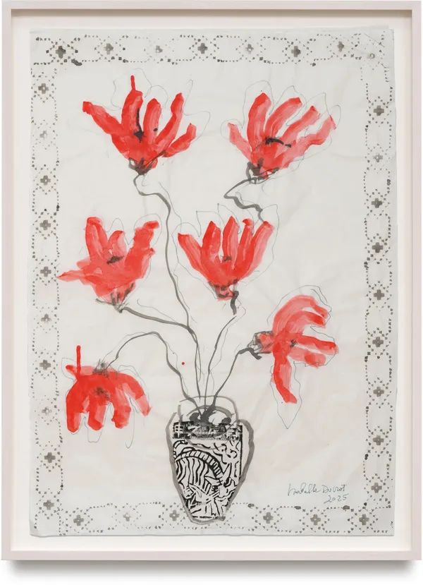 Isabella Ducrot, Red Flowers, 2025