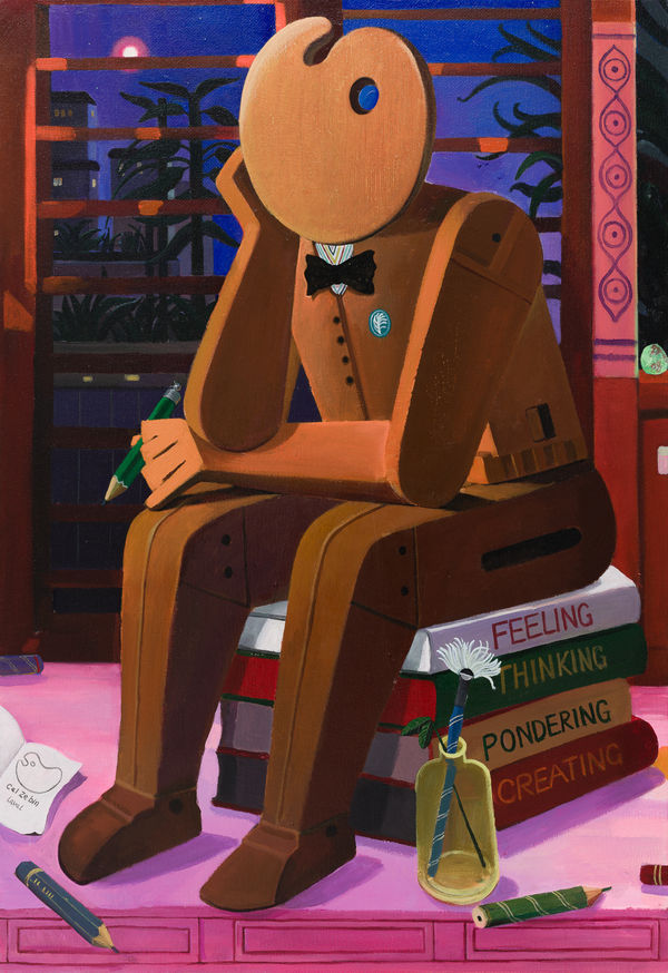 Cai Zebin 蔡泽滨, Self-Portrait 自画像, 2021