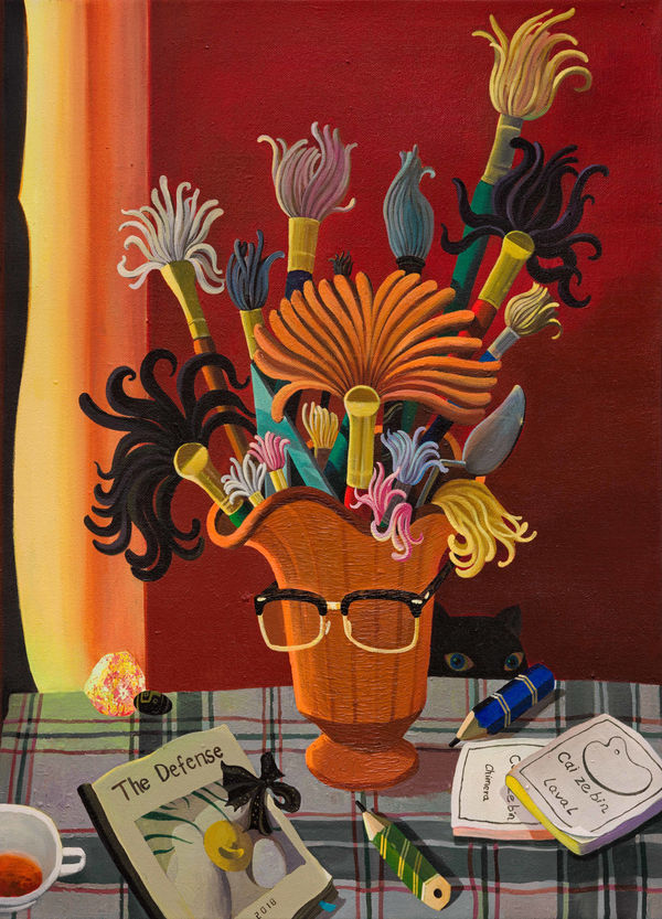 Cai Zebin 蔡泽滨, Portrait of the Painter 画家肖像, 2021-2022