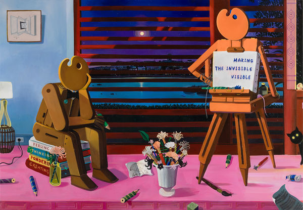 Cai Zebin 蔡泽滨, Painter and Painting 画家与绘画, 2022