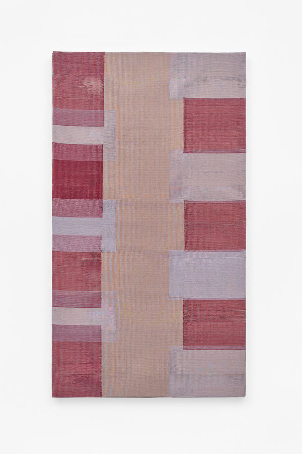 Miranda Fengyuan Zhang 张丰渊, Rice Field (Red and Gray Squares) 稻田（红灰色方块）, 2022
