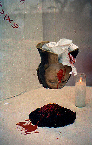 Carlos Betancourt, Untitled (food installation), 1992-1994