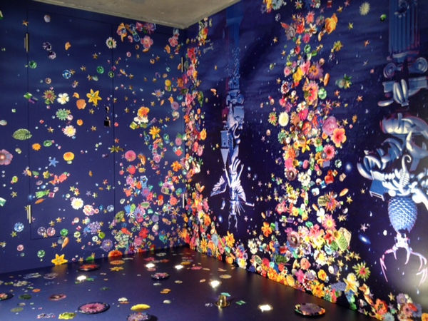 Carlos Betancourt in collaboration with Alberto Latorre, Celestial Garden, (at the Ensemble Vestibule, Celebrity Cruise collection), Corporate Art site-specific permanent installation, 2012