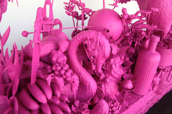 Carlos Betancourt, Let Them Feel Pink (detail view), 2012