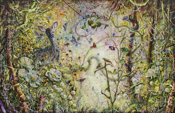 Nathaniel Aric Galka, “welcome to the fabled forest...”, 2023