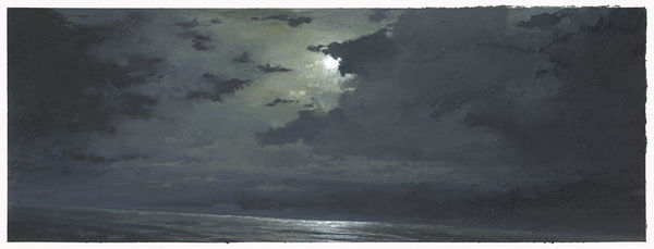 Dozier Bell, Open ocean, waxing moon, 2020