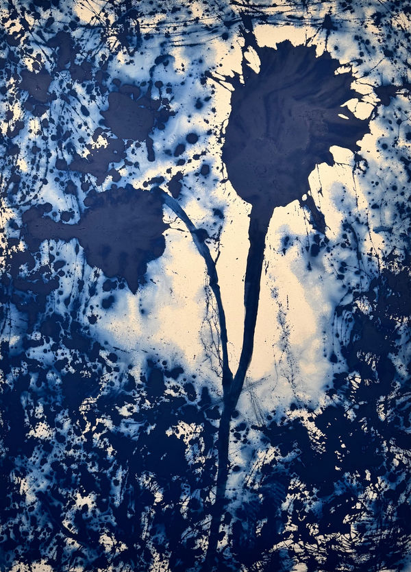 “Relampago", painting by Jorge Luis Santos artist from Cuba, based in Miami. Available at Carousel Fine Art Chicago.