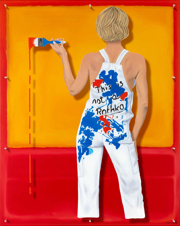 Caroline Dechamby, This is not a Rothko - Rouge, 2024