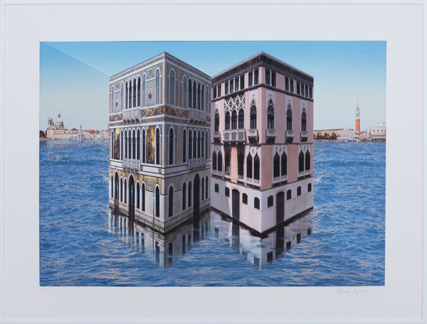 Patrick Hughes, Canaluscious, 2025