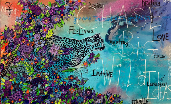 “Wild Ideas" , painting by Brendan Murphy artist from the United States. Available at Carousel Fine Art Atlanta.