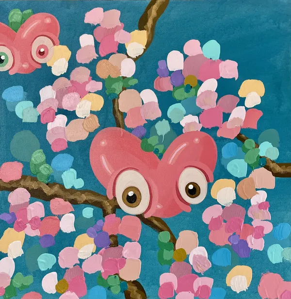 John Westbay, Cherry Blossom Installation #4, 2024