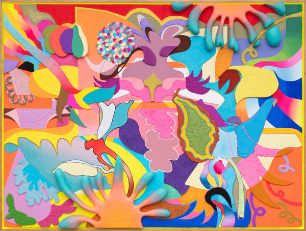 noiva sereia buquê atravessando coral anêmonas estrelas-do-mar