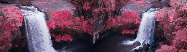 Danie Mellor, Dark star waterfall, 2025