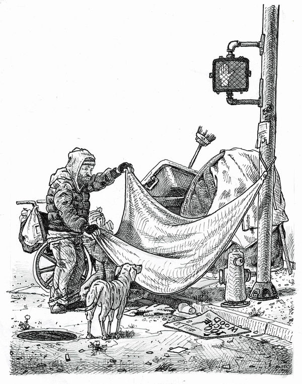 Sandow Birk, Tarp, 2023