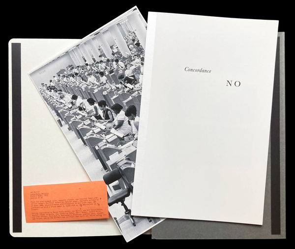 Jen Bervin, Concordance Omission, 2023