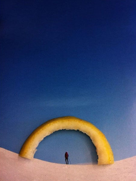 Nina Katchadourian, Lemon Arch (large) ("Seat Assignment" project, 2010--ongoing), 2012