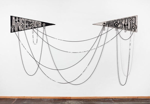 Marie Watt, Companion Species (Catenary), 2021