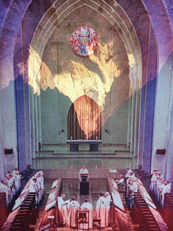 Nina Katchadourian, Mountain Church (large) ("Seat Assignment" project, 2010-ongoing), 2014