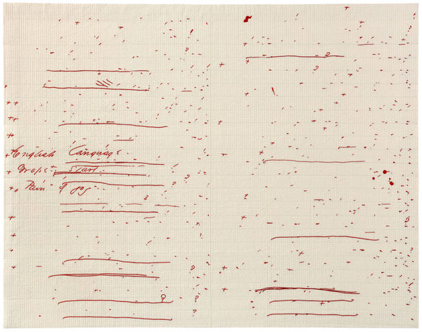 Jen Bervin, The Dickinson Composites Series (The Composite Marks of Fascicle 12), 2022