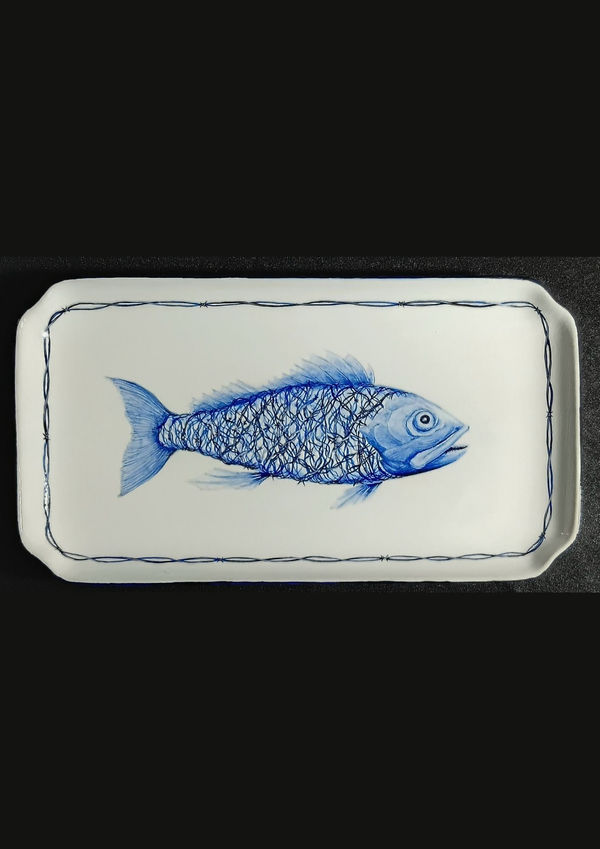 Gil Batle, Barbed Wire Fish, 2025