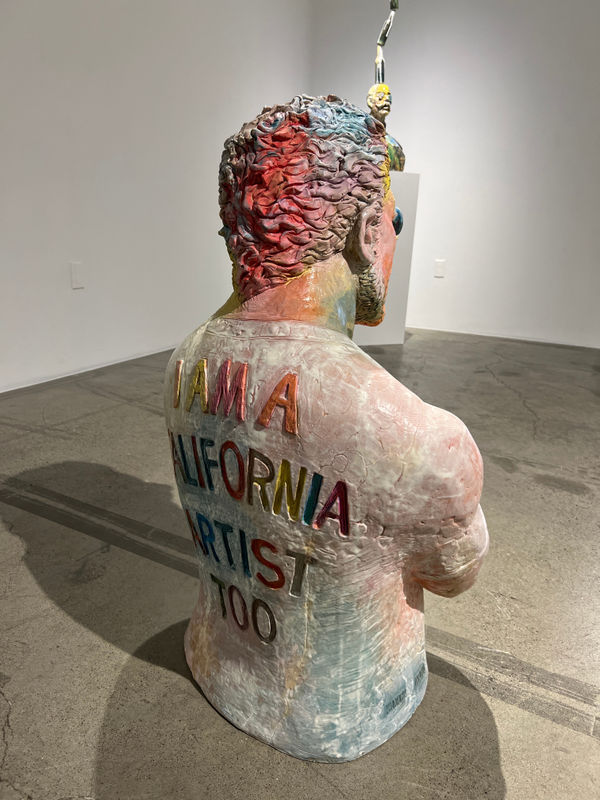 Wanxin Zhang, Shout (I am a California artist, too), 2023