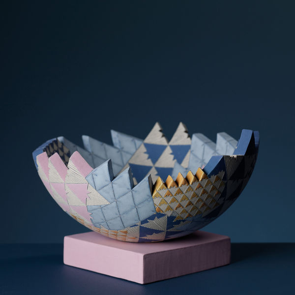 Frances Priest, Gathering Places, Grammar of Ornament, India Series II, Small with Plinth, 2017