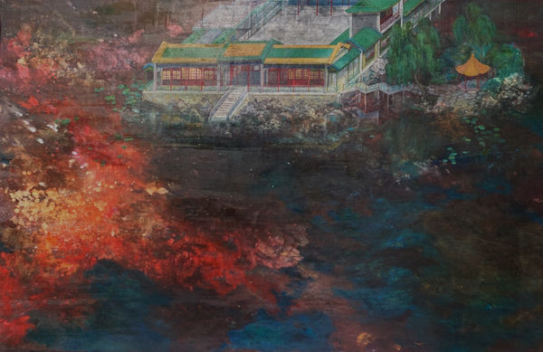 Old Summer Palace & Fire star 02 圓明園與火流星