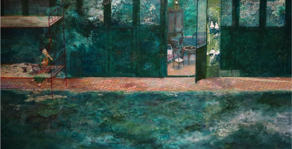 Hang Cen Ling and Tenement House (Series) 黄岑嶺與唐樓長廊 (系列)