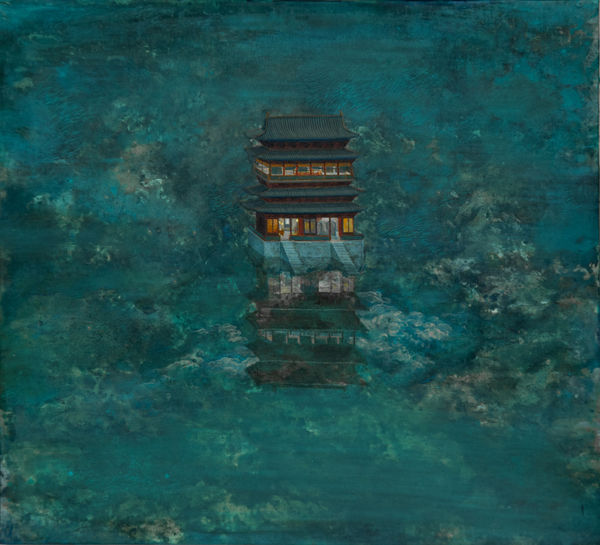 King Tak House Under Iridescent Clouds 彩雲下的景德樓