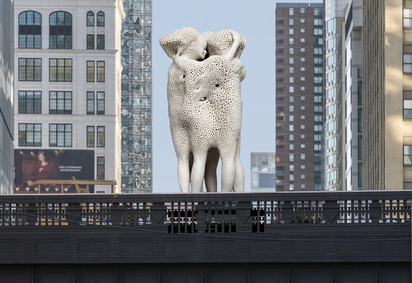 Claudia Fontes, Foreigners (Proposal for High Line Plinth, New York), 2019
