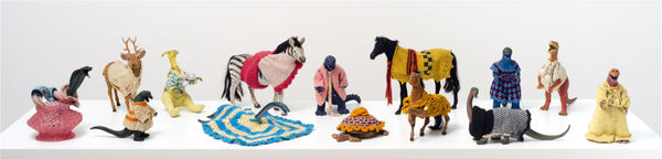 Estate of Feliciano Centurión, Selection of plastic toys from the 'Familia' [Family] series , c.1990