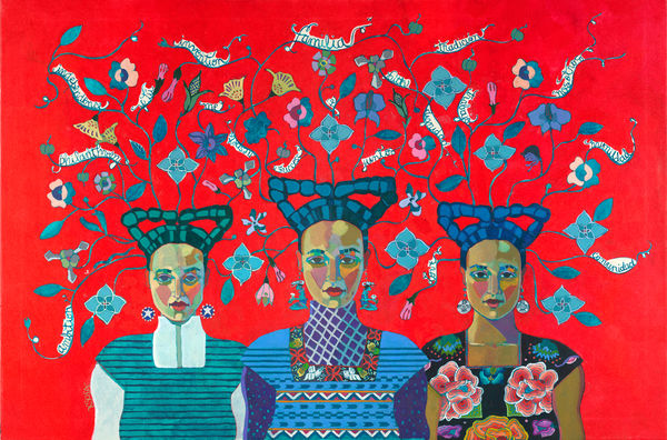 Goddesses Contemplating La Cultura On Her Mind