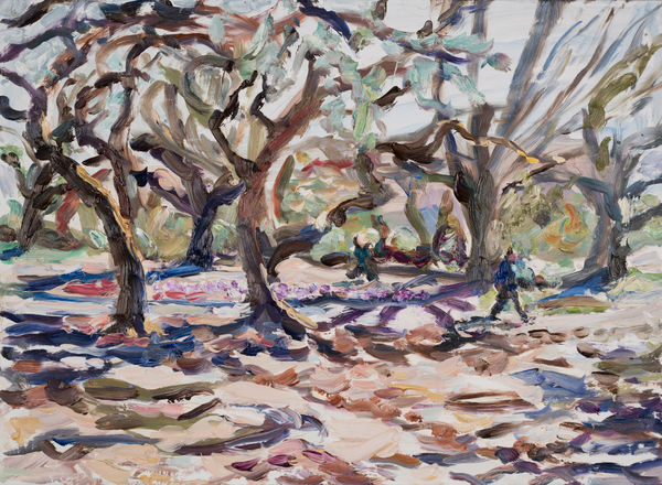 Lynne Cartlidge, Winter Walk, Roath Mill Gardens