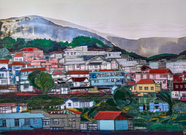 Cefyn Burgess, Treflun / Townscape, Shillong 1
