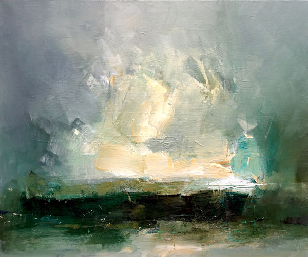 Richard Barrett, Low Light over Deep Pasture, 2025