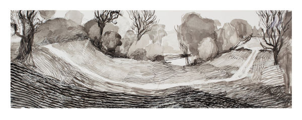 Eleri Mills, Tirlun Barddol-amddiffynfa II (Bardic Landscape-fortification II), 2015