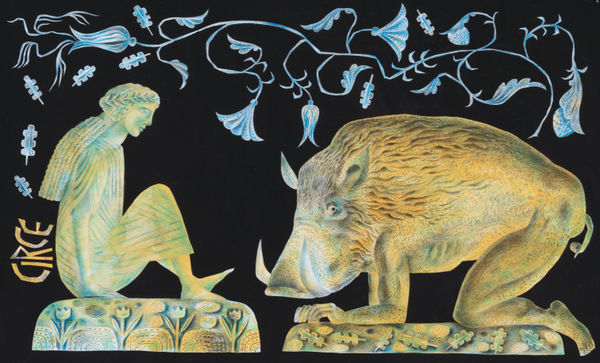 Clive Hicks-Jenkins, Circe the Enchantress, 2025