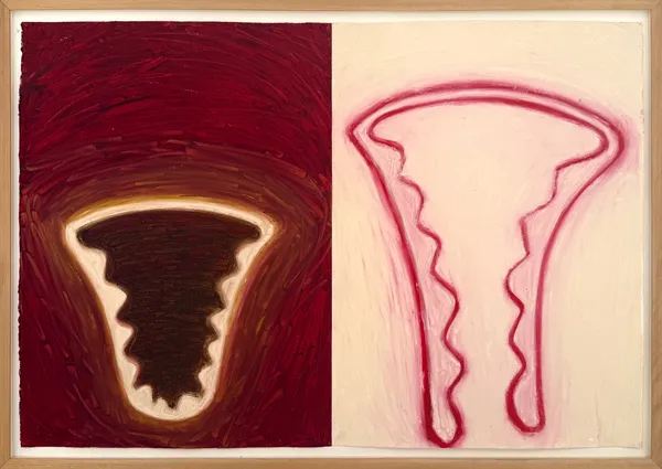 Mari Andrews, Diptych, 1991
