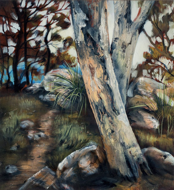 Emma Stuart, Red Ground 12, 2024