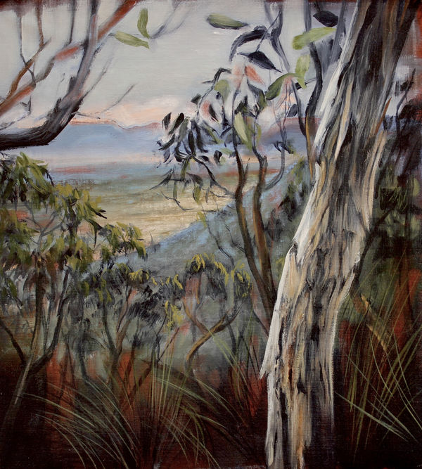 Emma Stuart, Red Ground 3, 2024